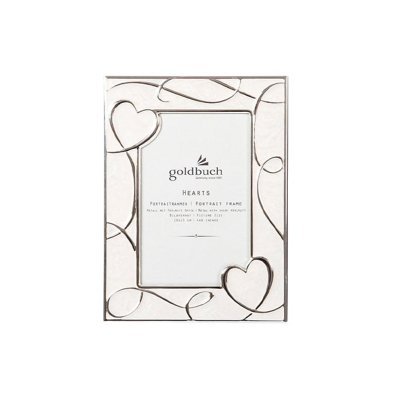 Goldbuch Рамка за снимка Hearts, метална, 10 х 15 cm | JAR Computers Goldbuch Рамка за снимка Hearts, метална, 10 х 15 cm