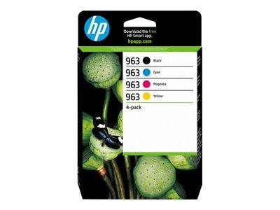HP 963 CMYK Original Ink Cartridge 4-Pack