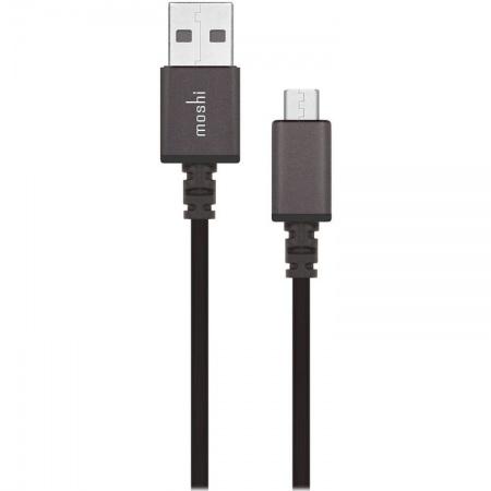 Кабел за устройства с microUSB порт (3 метра) - Moshi microUSB Charge and Sync Cable (черен) | JAR Computers Кабел за устройства с microUSB порт (3 метра) - Moshi microUSB Charge and Sync Cable (черен)