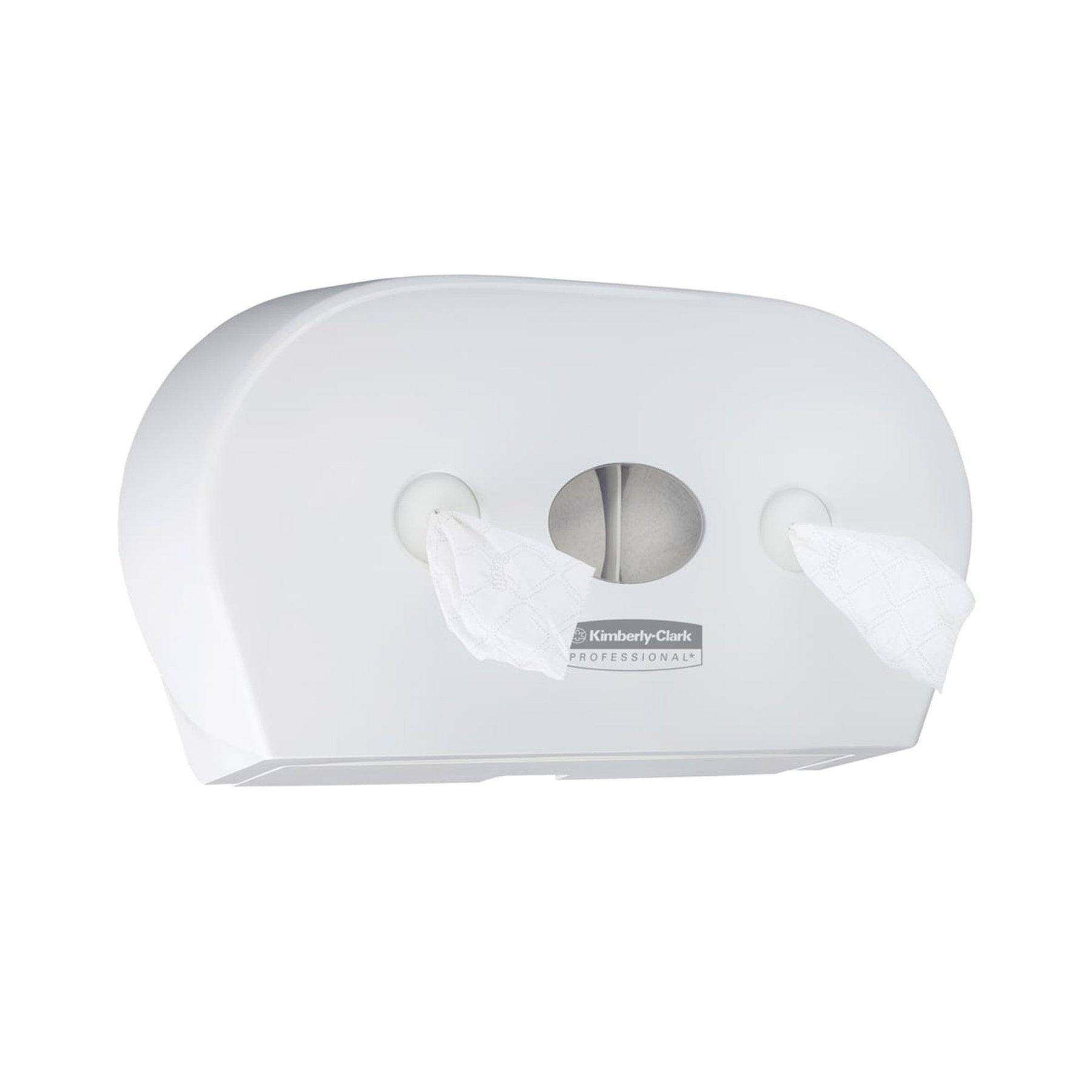 Диспенсър за тоалетна хартия Kimberly-Clark Aquarius 7186 Centrefeed, бял, 46.4 х 13.3 х 27.4 cm | JAR Computers Диспенсър за тоалетна хартия Kimberly-Clark Aquarius 7186 Centrefeed, бял, 46.4 х 13.3 х 27.4 cm