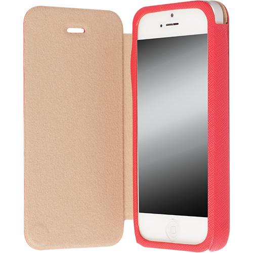 Кожен калъф, тип портфейл за iPhone 5, iPhone 5S, iPhone SE и iPhone 5C - Krusell Malmo Flip cover (червен) | JAR Computers Кожен калъф, тип портфейл за iPhone 5, iPhone 5S, iPhone SE и iPhone 5C - Krusell Malmo Flip cover (червен)