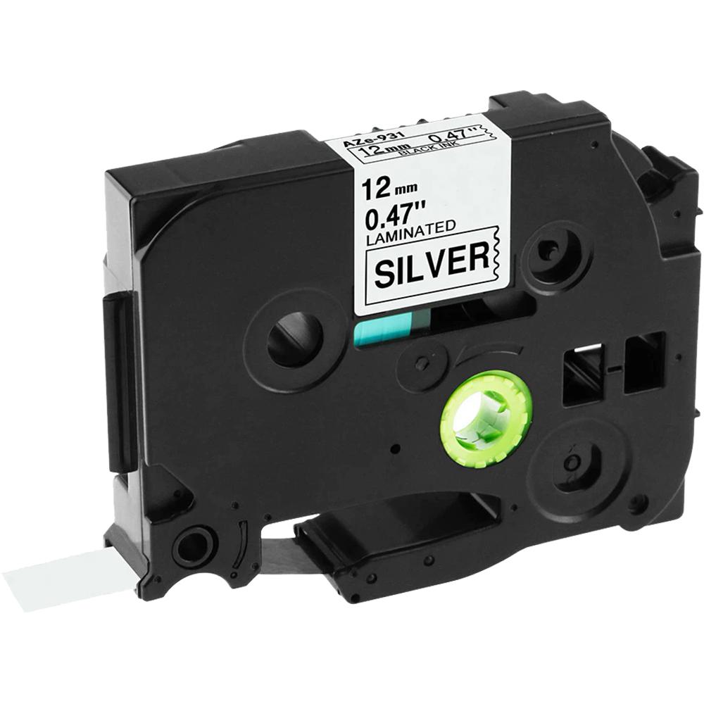 Лента лам. Brother TZE931 BK/S 12/8 съвм