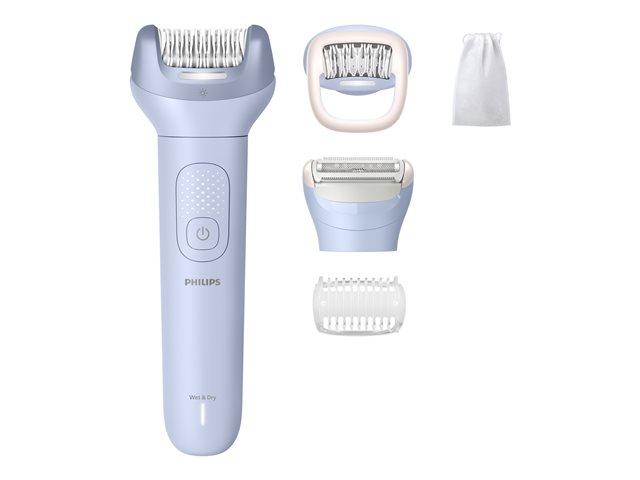 PHILIPS Epilator Series 8000 2 speed setting wet and dry use up to 60 min cordless use