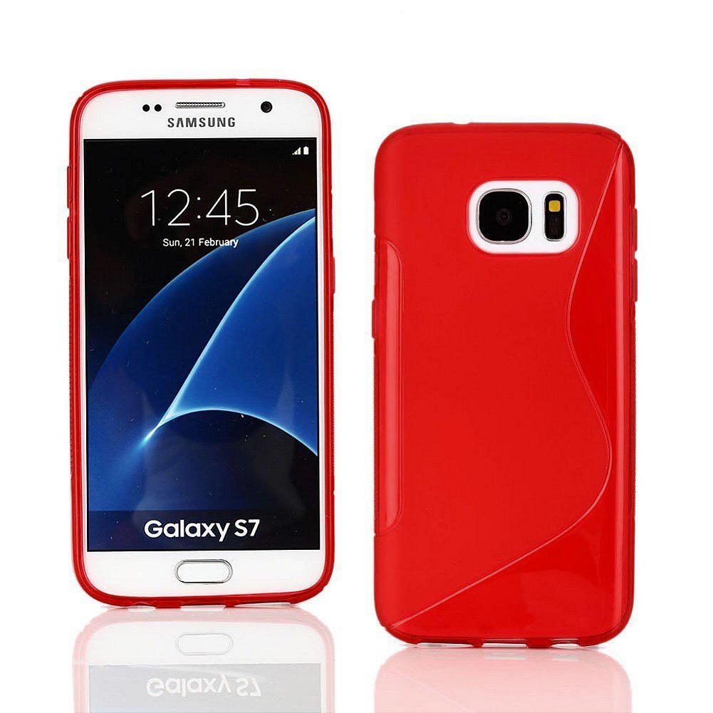 Силиконов (TPU) калъф за Samsung Galaxy S7 - S-Line Cover Case (червен) | JAR Computers Силиконов (TPU) калъф за Samsung Galaxy S7 - S-Line Cover Case (червен)