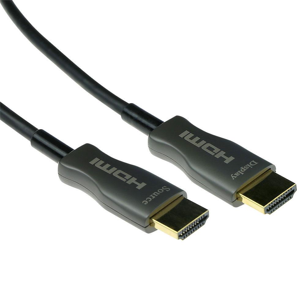 ACT AK4120 HDMI 2.1 AOC оптичен кабел HDMI A към A, 10 м, 8K 60 Hz, 48 Gb/s | JAR Computers ACT AK4120 HDMI 2.1 AOC оптичен кабел HDMI A към A, 10 м, 8K 60 Hz, 48 Gb/s