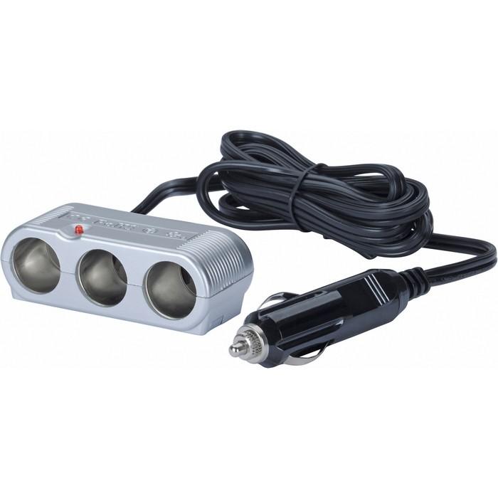 Адаптер за кола с три извода за запалка - HR-imotion Cigarette Lighter Adapter (бял) | JAR Computers Адаптер за кола с три извода за запалка - HR-imotion Cigarette Lighter Adapter (бял)