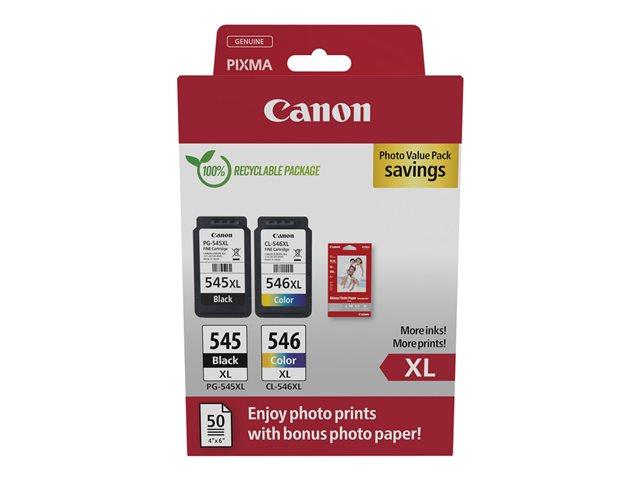 CANON PG-545XL/CL-546XLPHOTO Ink Cartridge VALUE BLSEC | JAR Computers CANON PG-545XL/CL-546XLPHOTO Ink Cartridge VALUE BLSEC