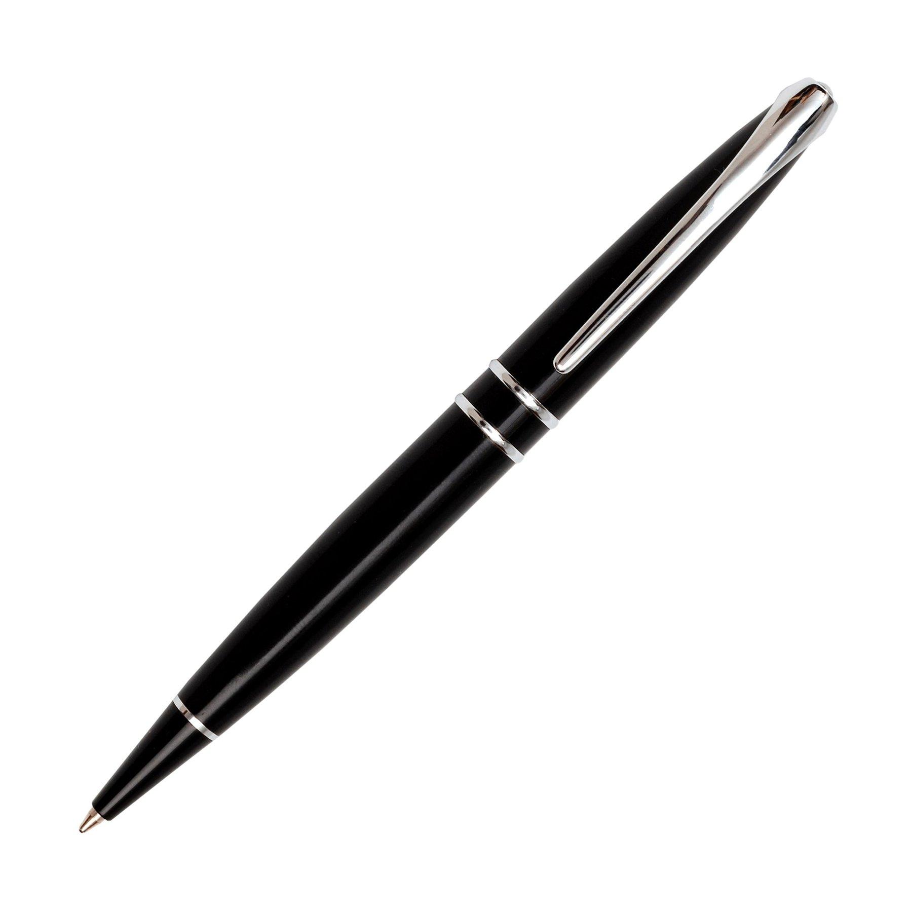 Cerruti 1881 Химикалка Silver Clip, в кутия, черна