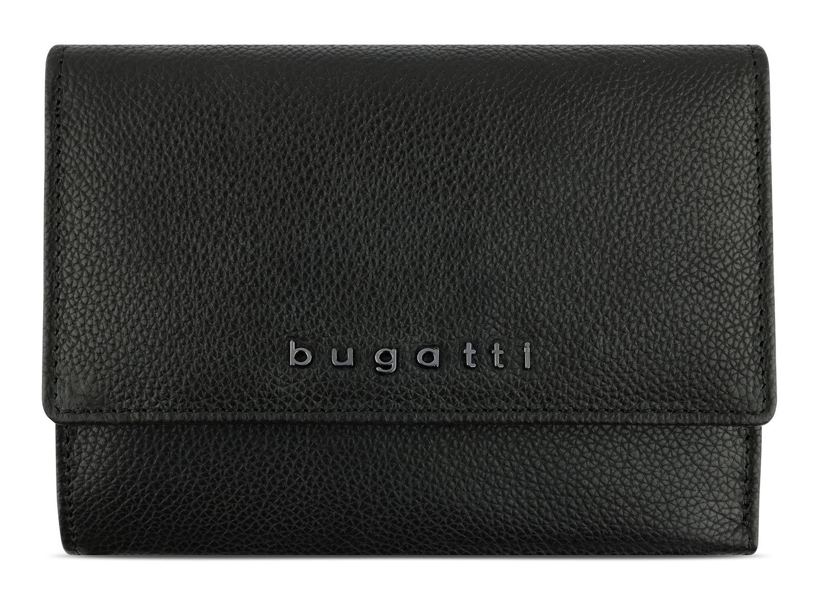 Дамски кожен портфейл Bugatti Bella Ladies Flip Wallet, RFID защита, черен | JAR Computers Дамски кожен портфейл Bugatti Bella Ladies Flip Wallet, RFID защита, черен