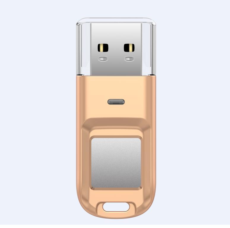 Devia Magic Fingerprint Encryption USB Flash Drive 32GB - USB флаш памет с пръстов отпечатък 32GB (златист) | JAR Computers Devia Magic Fingerprint Encryption USB Flash Drive 32GB - USB флаш памет с пръстов отпечатък 32GB (златист)