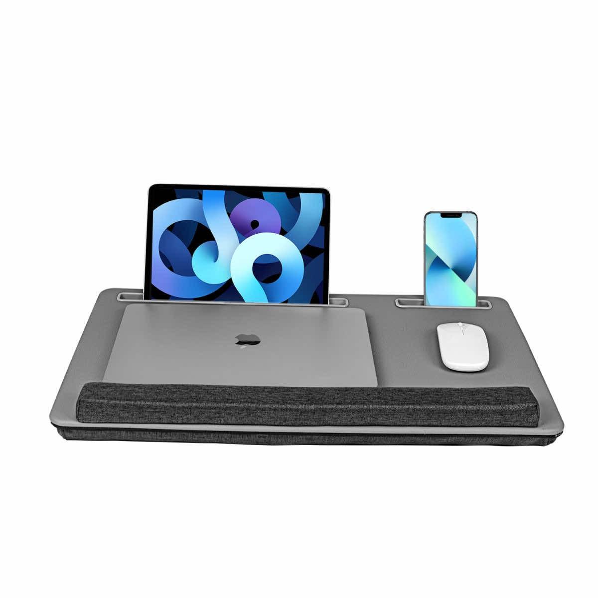 Ерногномична поставка за MacBook или лаптоп, таблет и телефон - 4smarts ErgoFix WorkPillow (сребрист) | JAR Computers Ерногномична поставка за MacBook или лаптоп, таблет и телефон - 4smarts ErgoFix WorkPillow (сребрист)