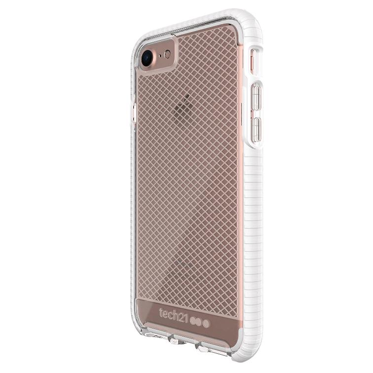 Хибриден кейс с висока защита за iPhone SE (2022), iPhone SE (2020), iPhone 8, iPhone 7 - Tech21 Evo Check Case (бял-прозрачен) | JAR Computers Хибриден кейс с висока защита за iPhone SE (2022), iPhone SE (2020), iPhone 8, iPhone 7 - Tech21 Evo Check Case (бял-прозрачен)