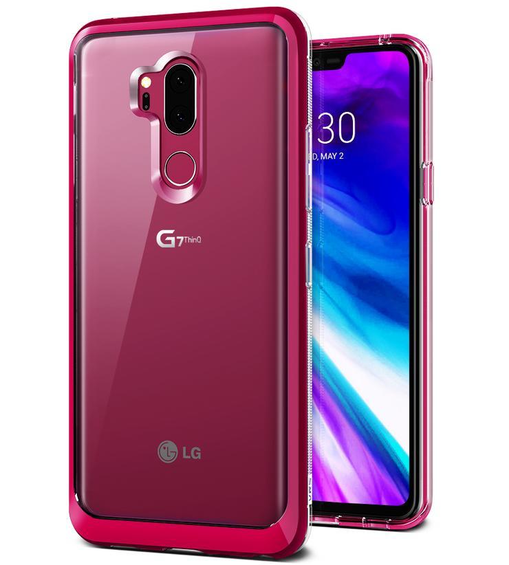 Хибриден удароустойчив кейс за LG G7 - Verus Crystal Bumper Case (розов-прозрачен) | JAR Computers Хибриден удароустойчив кейс за LG G7 - Verus Crystal Bumper Case (розов-прозрачен)