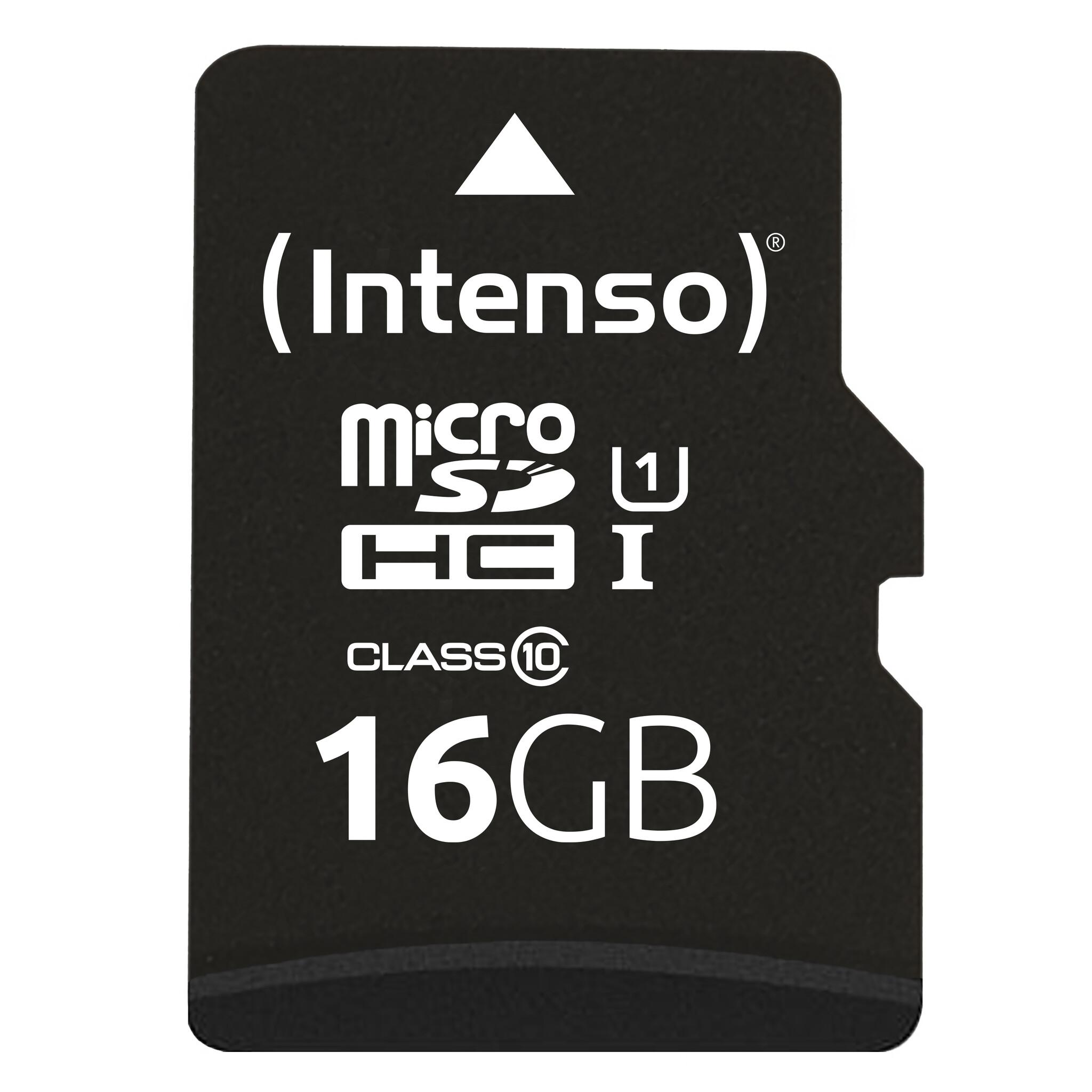 Intenso 3424470 карта памет 16 GB MicroSD UHS-I Клас 10