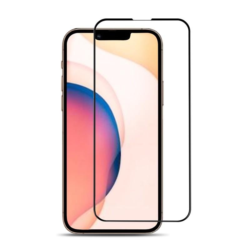 Калено стъклено защитно покритие за дисплея на iPhone 13 mini (черен-прозрачен) - Prio 3D Glass Full Screen Curved Tempered Glass (bulk) | JAR Computers Калено стъклено защитно покритие за дисплея на iPhone 13 mini (черен-прозрачен) - Prio 3D Glass Full Screen Curved Tempered Glass (bulk)