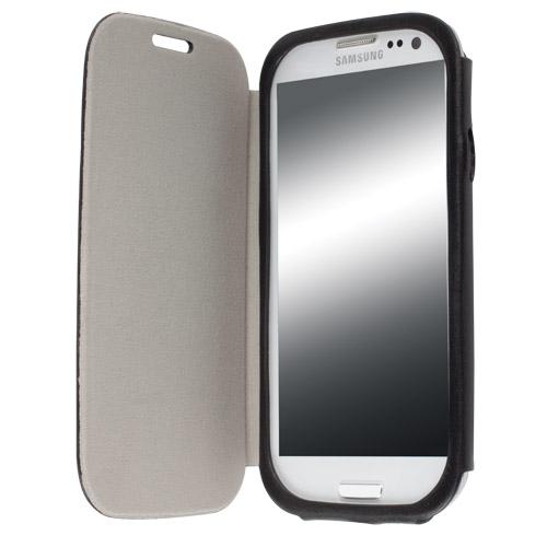 Калъф от естествена кожа за Samsung Galaxy S3 i9300 - Krusell Kiruna FlipCover (черен) | JAR Computers Калъф от естествена кожа за Samsung Galaxy S3 i9300 - Krusell Kiruna FlipCover (черен)