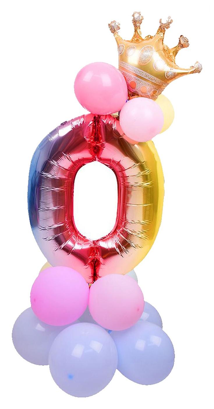 Комплект балони цифра 0 Party Go,115 см. 14 части | JAR Computers Комплект балони цифра 0 Party Go,115 см. 14 части
