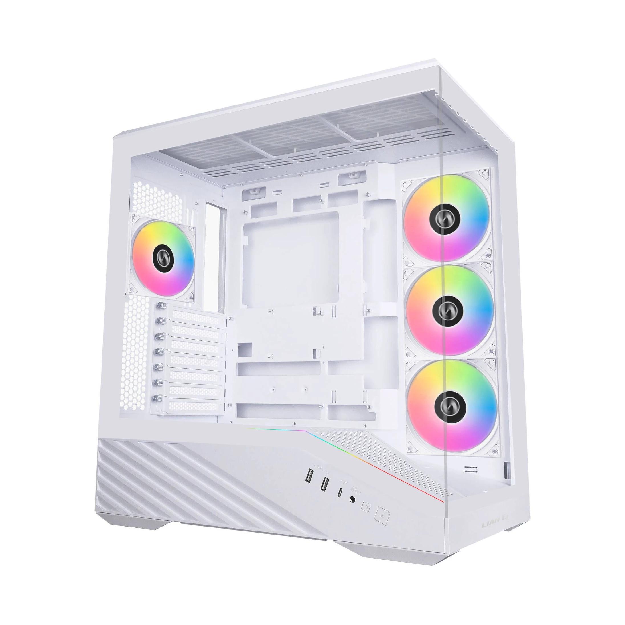 Lian Li кутия Case E-ATX - Vector V100 - White | JAR Computers Lian Li кутия Case E-ATX - Vector V100 - White