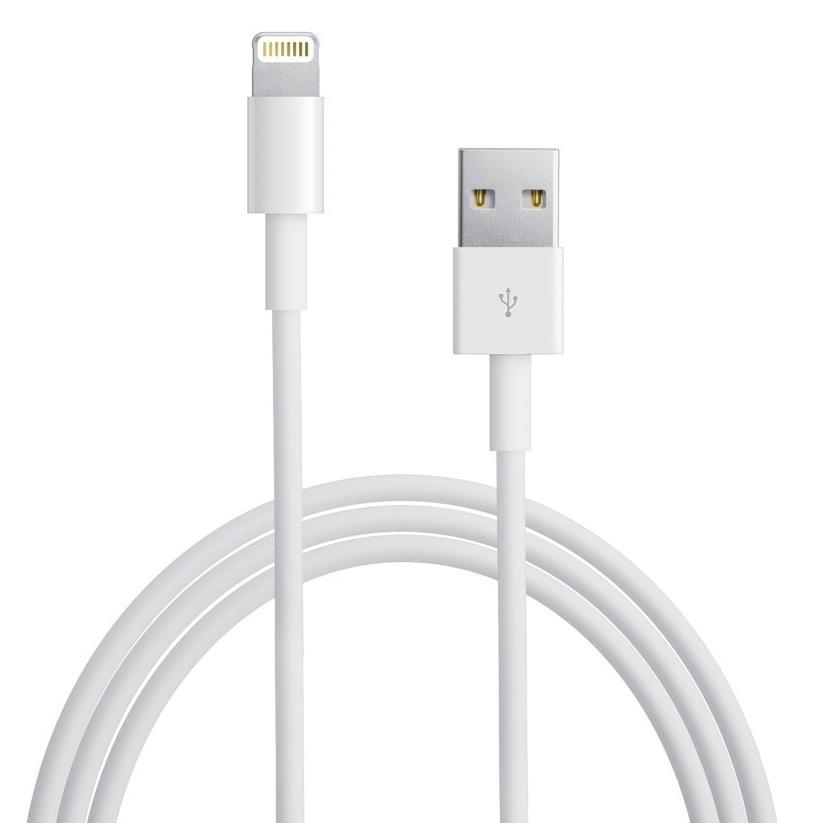 Lightning to USB Cable - USB кабел за iPhone 5, iPhone 5S, iPhone SE, iPhone 5C, iPod Touch 5, iPod Nano 7, iPad 4 и iPad Mini, iPad mini 2, iPad mini 3 (бял) | JAR Computers Lightning to USB Cable - USB кабел за iPhone 5, iPhone 5S, iPhone SE, iPhone 5C, iPod Touch 5, iPod Nano 7, iPad 4 и iPad Mini, iPad mini 2, iPad mini 3 (бял)