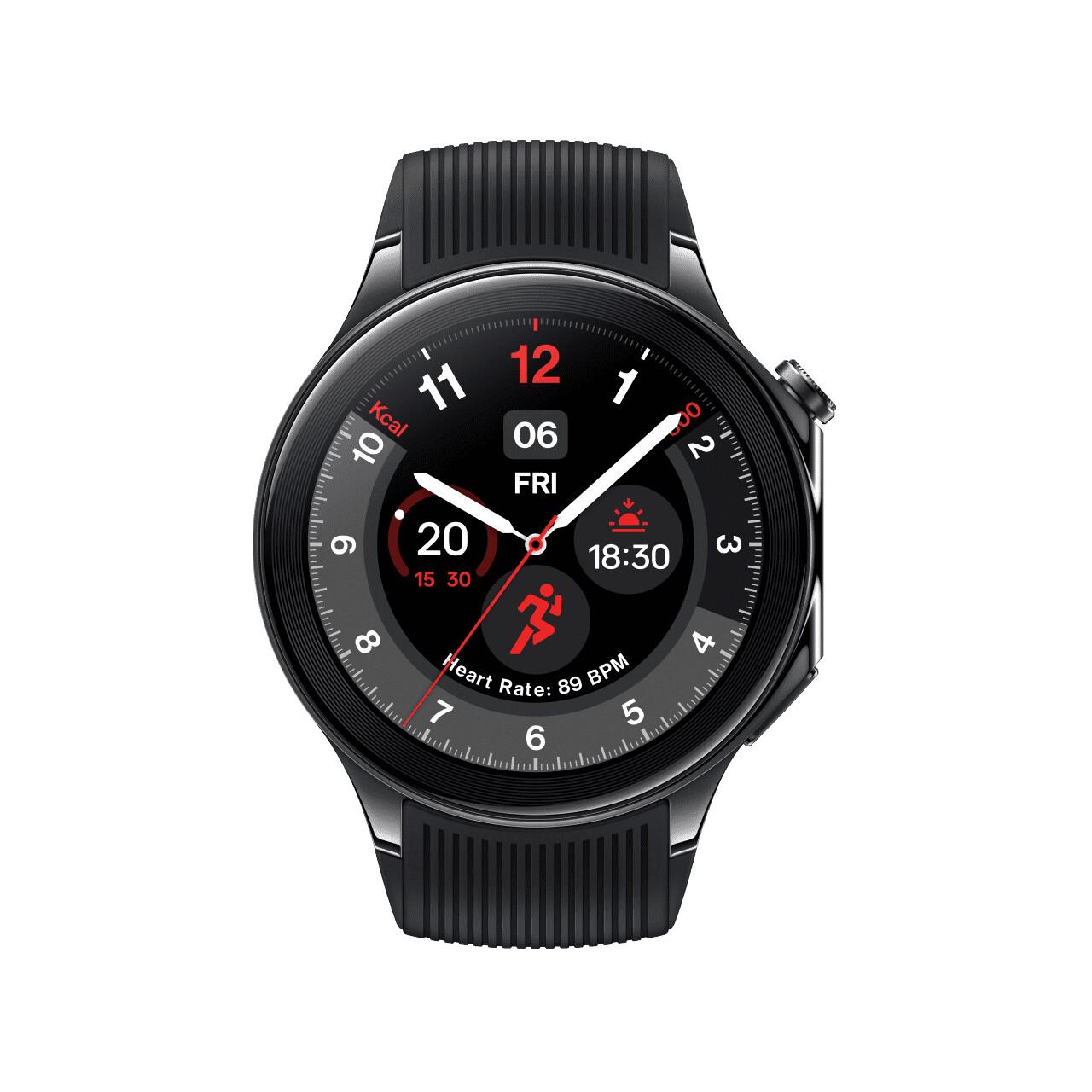 OnePlus Watch 2 3,63 см (1.43") AMOLED 47 мм Цифров 466 x 466 пиксела Тъчскрийн Черен Wi-Fi GPS (сателитен) | JAR Computers OnePlus Watch 2 3,63 см (1.43") AMOLED 47 мм Цифров 466 x 466 пиксела Тъчскрийн Черен Wi-Fi GPS (сателитен)