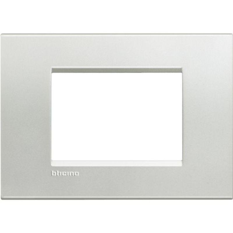 Рамка 3М Square Silver (AG) - bticino Livinglight LNA4803AG | JAR Computers Рамка 3М Square Silver (AG) - bticino Livinglight LNA4803AG
