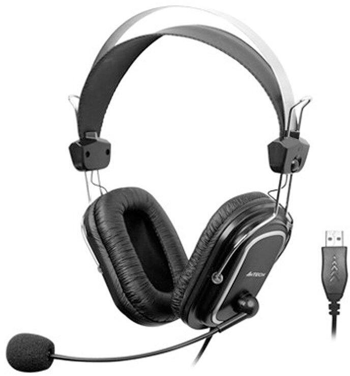 Слушалки А4tech - HU-50, черни | JAR Computers Слушалки А4tech - HU-50, черни