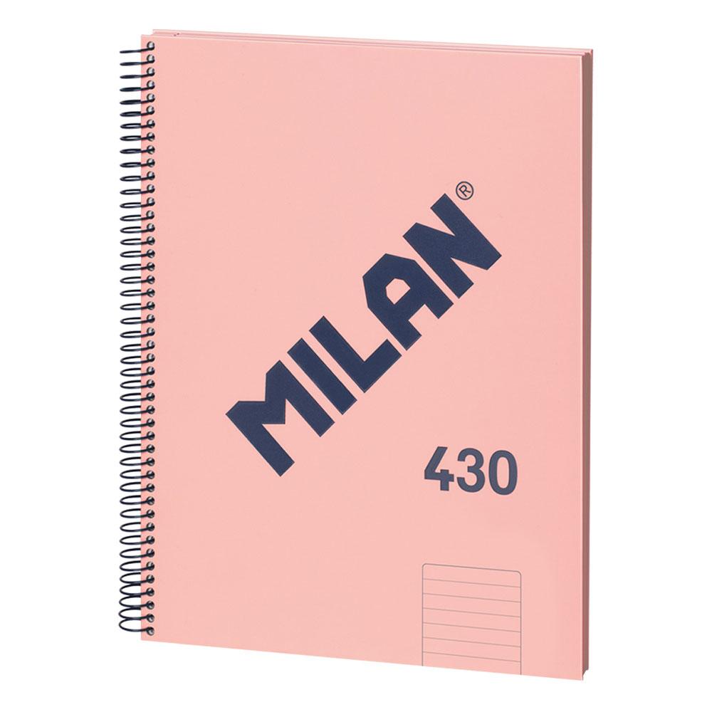 Тетрадка А4 Milan 1918 розова ТК СП. 80л