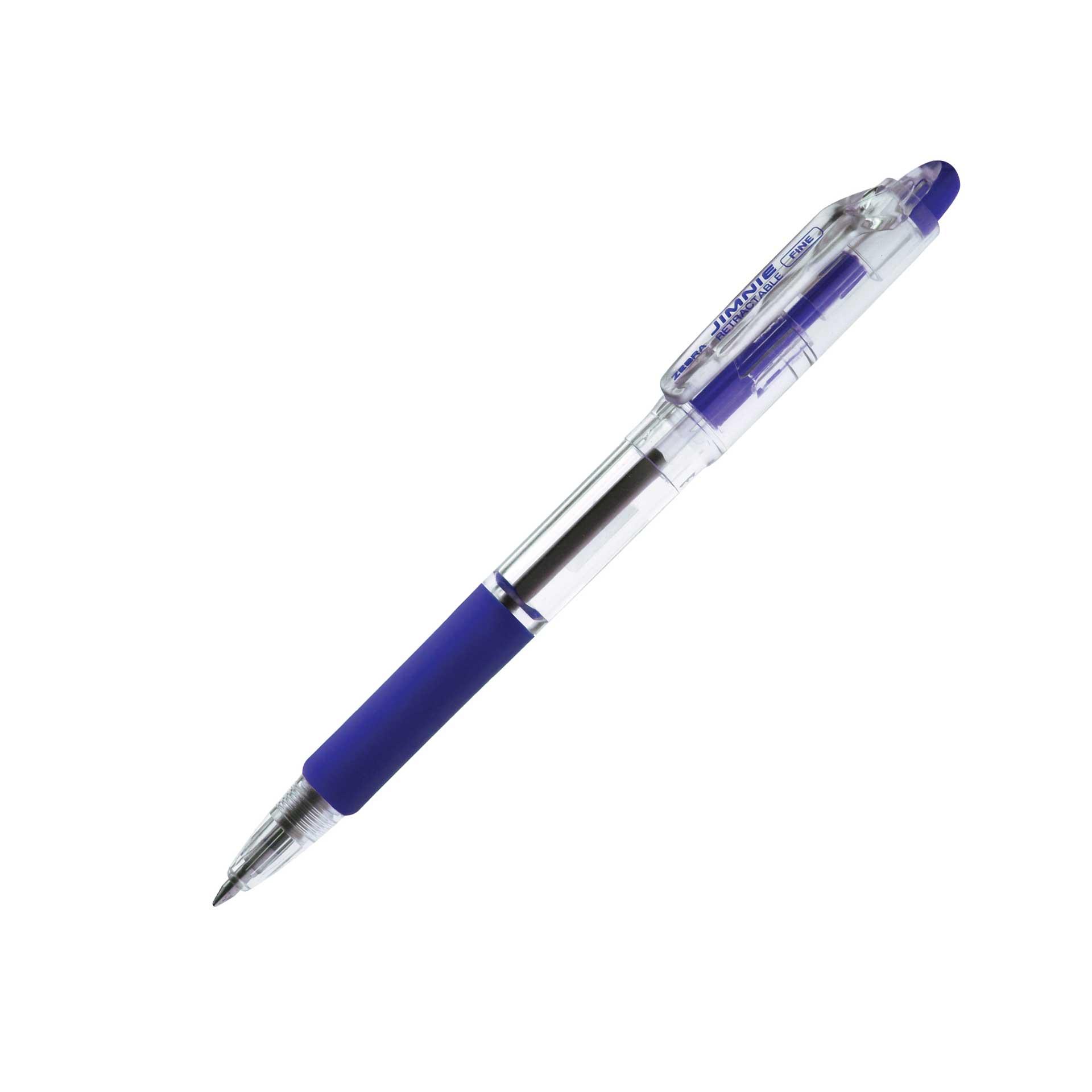 Zebra Химикалка Jimnie, 0.7 mm, прозрачна, синя