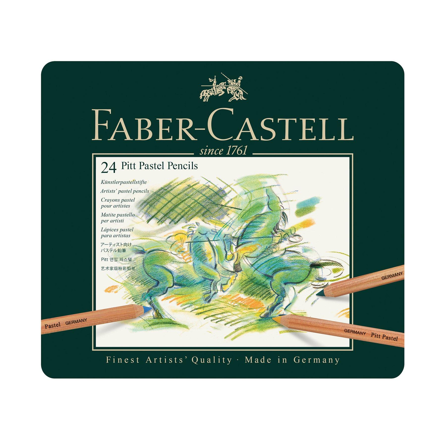 Faber-Castell Цветни моливи Pitt Pastel, 24 цвята | JAR Computers Faber-Castell Цветни моливи Pitt Pastel, 24 цвята