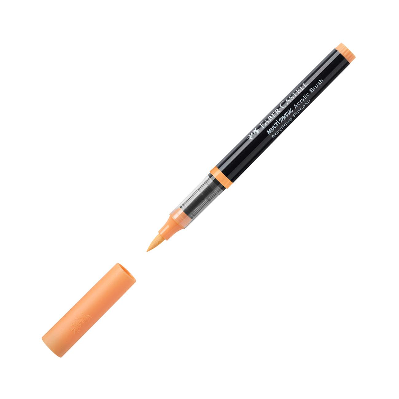 Faber-Castell Маркер-четка Multimark, акрилен, кайсия