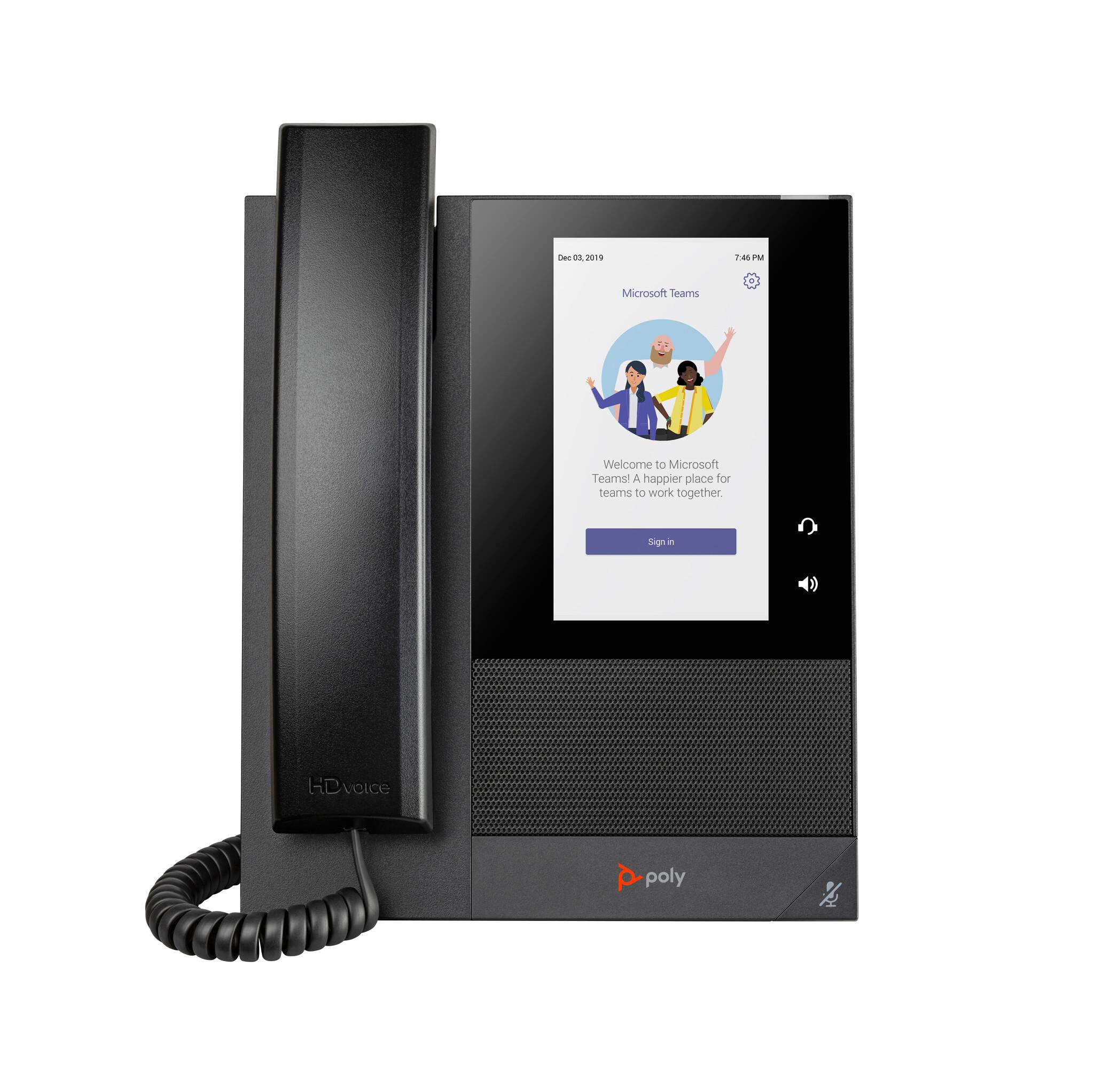 HP Poly Бизнес мултимедиен телефон Poly CCX 400 съвместим с Microsoft Teams и PoE | JAR Computers HP Poly Бизнес мултимедиен телефон Poly CCX 400 съвместим с Microsoft Teams и PoE