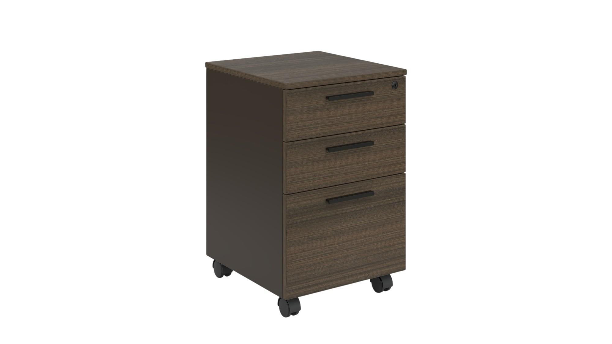 Контейнер за Бюро RFG Chicago, 400 x 420 x 620 mm, ПДЧ, дъб Рейн и тъмносиво