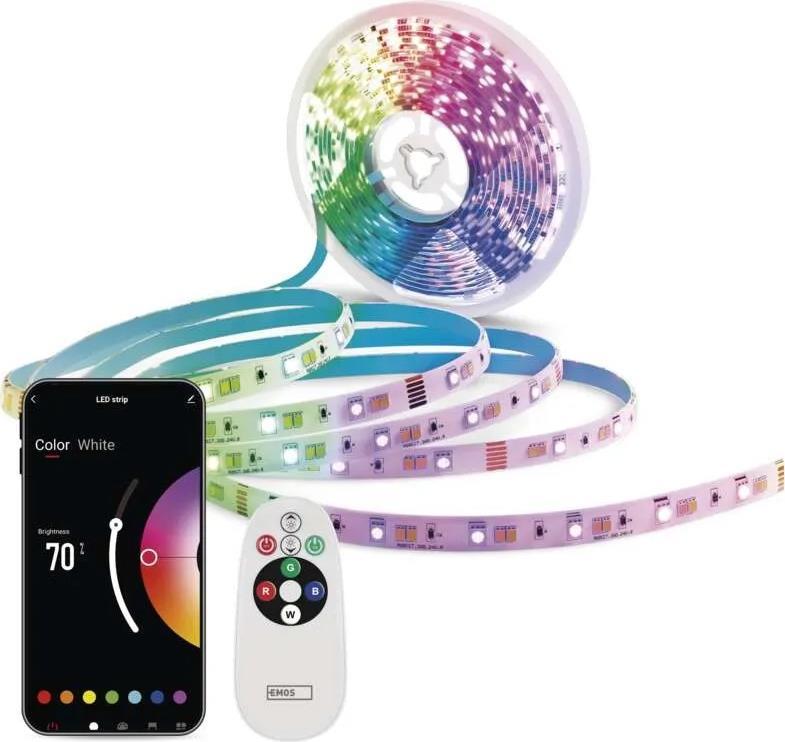 Лента LED 5.5W RGBW 375lm 110° 20000h 2м с контролер Wi-Fi GoSmart EMOS | JAR Computers Лента LED 5.5W RGBW 375lm 110° 20000h 2м с контролер Wi-Fi GoSmart EMOS
