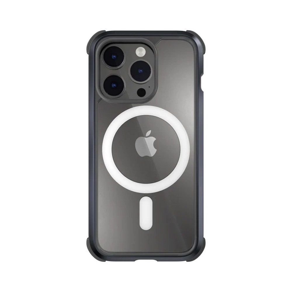 Mageasy Odyssey M Metal Rugged Case With Magsafe - удароустойчив хибриден кейс с Magsafe за iPhone 14 Pro (черен) 