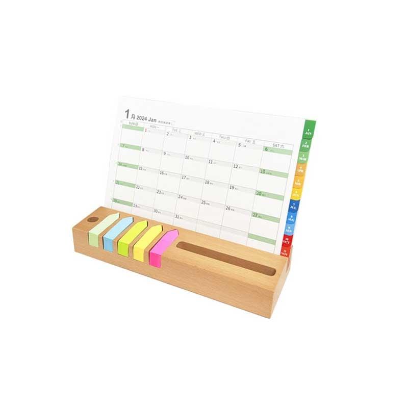 Office 1 Поставка Green, с календар и листчета, бамбукова, 21 х 7 cm | JAR Computers Office 1 Поставка Green, с календар и листчета, бамбукова, 21 х 7 cm