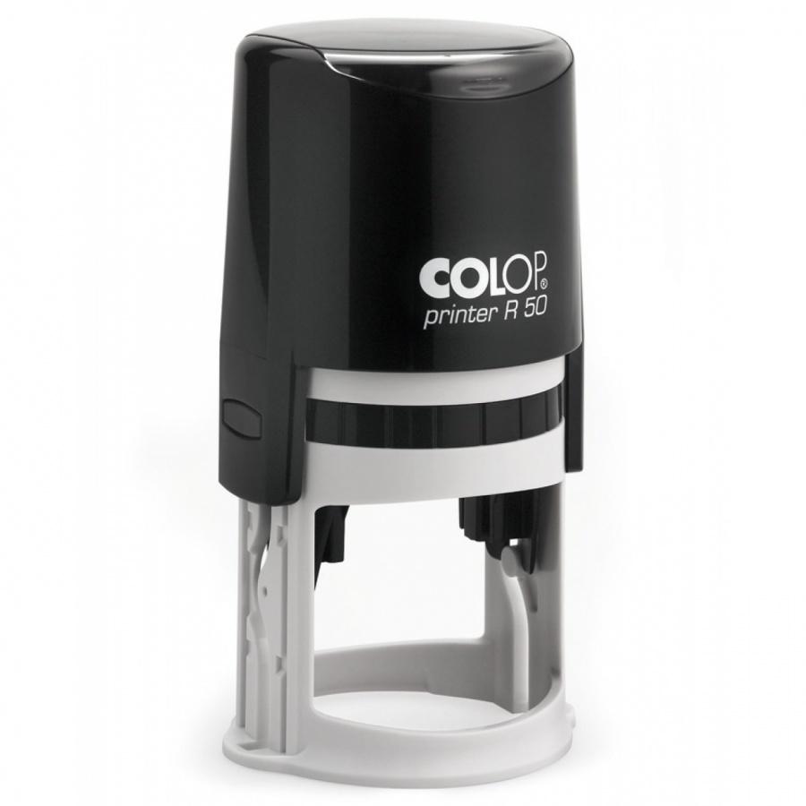Печат Colop Printer R50, кръгъл, D50 мм, син тампон | JAR Computers Печат Colop Printer R50, кръгъл, D50 мм, син тампон