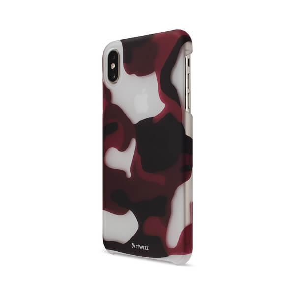Поликарбонатов кейс за iPhone XS Max - Artwizz Camouflage Clip Case (червен) | JAR Computers Поликарбонатов кейс за iPhone XS Max - Artwizz Camouflage Clip Case (червен)