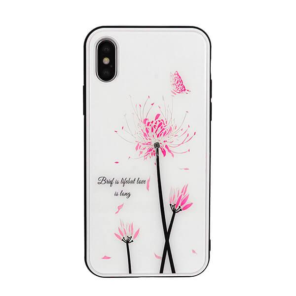 Силиконов (TPU) калъф със стъклен гръб за iPhone XS Max - Vennus Magic Case Design 3 (бял) | JAR Computers Силиконов (TPU) калъф със стъклен гръб за iPhone XS Max - Vennus Magic Case Design 3 (бял)