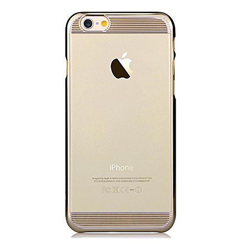 Тънък поликарбонатов кейс за iPhone 6, iPhone 6S - Comma Brightness Case (златист-прозрачен) | JAR Computers Тънък поликарбонатов кейс за iPhone 6, iPhone 6S - Comma Brightness Case (златист-прозрачен)