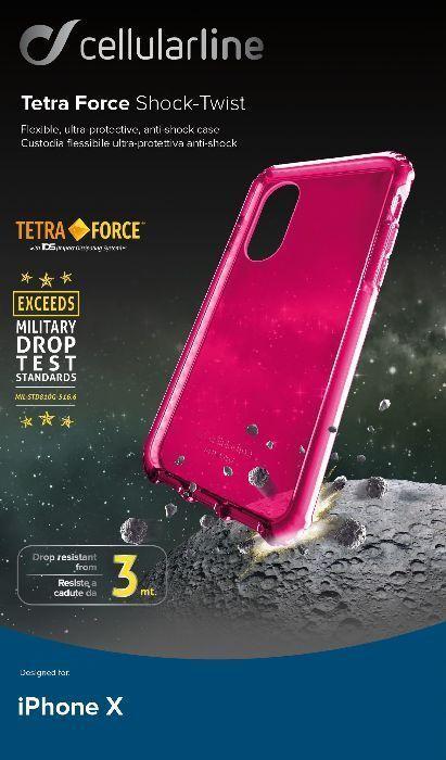 Усилен калъф Tetra за iPhone X/XS, Розов | JAR Computers Усилен калъф Tetra за iPhone X/XS, Розов