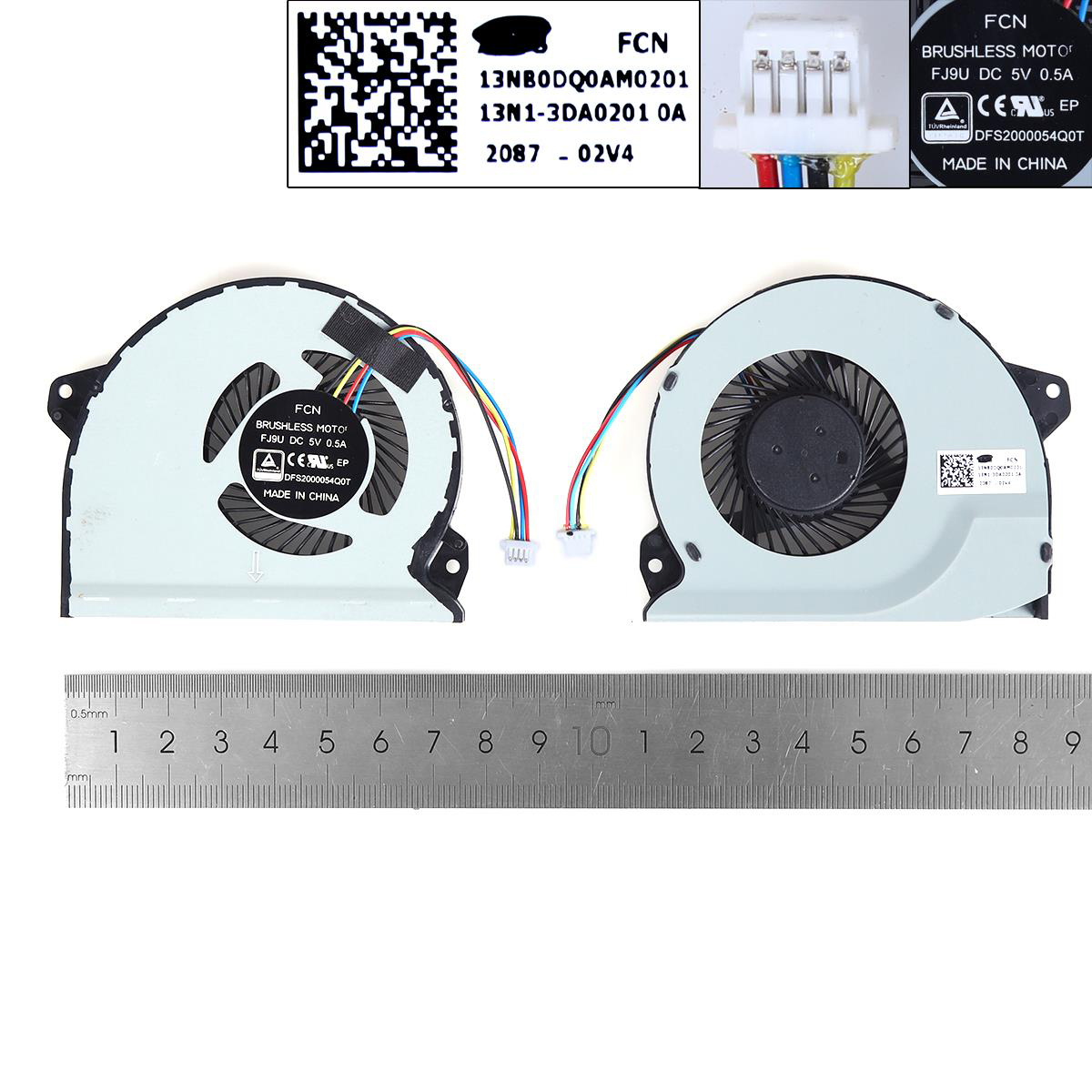 Вентилатор за лаптоп Asus ROG Strix GL702VM GL702VM-DB74 GL702VMK - CPU | JAR Computers Вентилатор за лаптоп Asus ROG Strix GL702VM GL702VM-DB74 GL702VMK - CPU