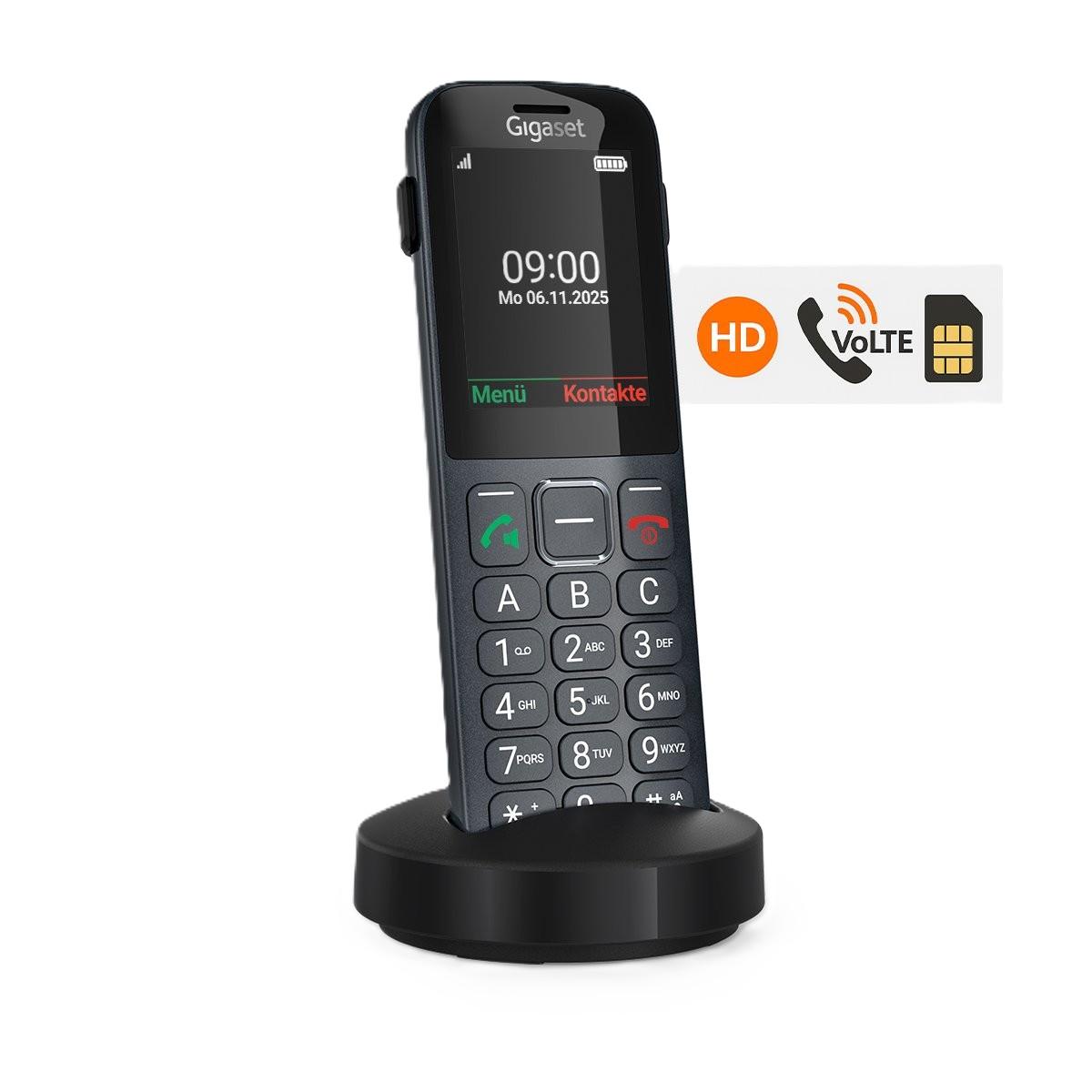 Безжичен телефон Gigaset Comfort 600 SIM - сив | JAR Computers Безжичен телефон Gigaset Comfort 600 SIM - сив