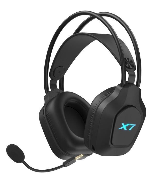 Геймърски слушалки A4tech - X7 XR-200, безжични, черни | JAR Computers Геймърски слушалки A4tech - X7 XR-200, безжични, черни