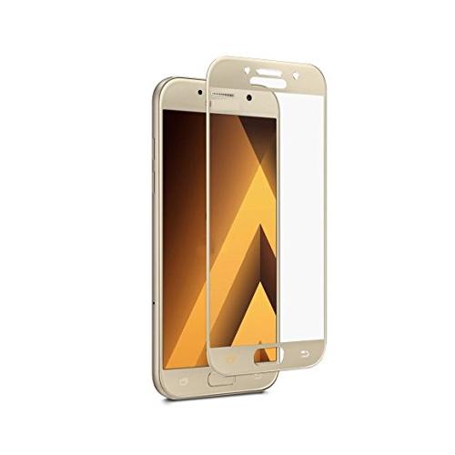 Калено стъклено защитно покритие за целия дисплея на Samsung Galaxy A3 (2017) - eStuff Tempered Glass 2.5D Full Cover (златист) | JAR Computers Калено стъклено защитно покритие за целия дисплея на Samsung Galaxy A3 (2017) - eStuff Tempered Glass 2.5D Full Cover (златист)