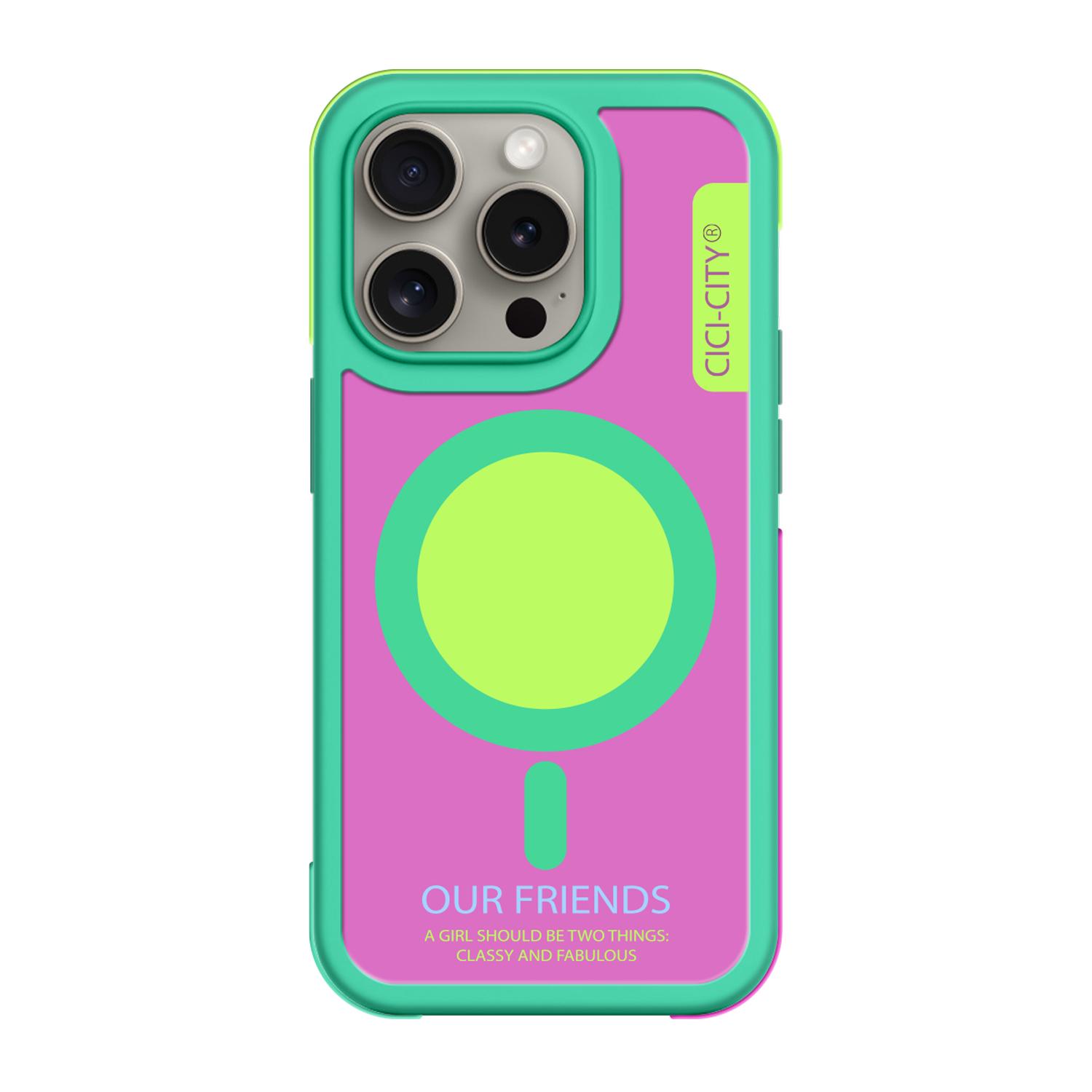 Калъф CiCi Color Bumper MagSafe Apple iPhone 14 Pro Max /мента-маджента/ | JAR Computers Калъф CiCi Color Bumper MagSafe Apple iPhone 14 Pro Max /мента-маджента/