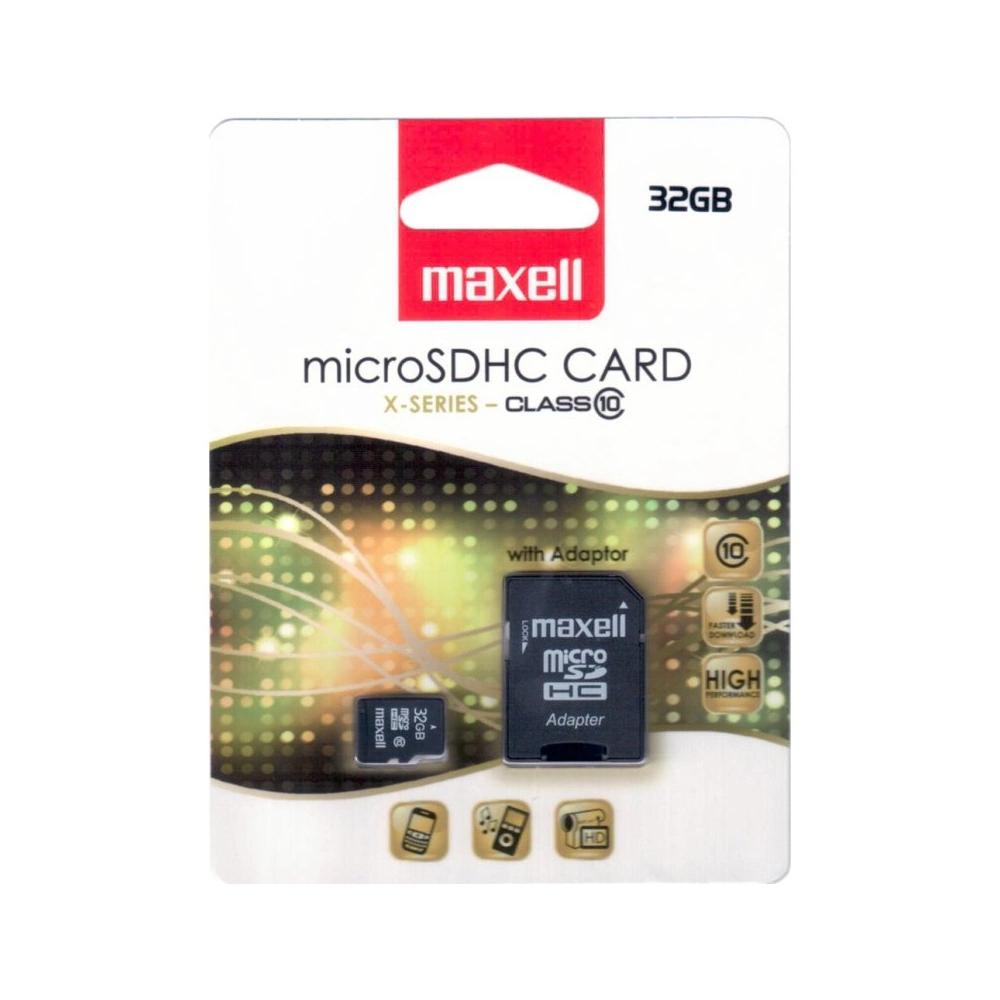 Карта памет Maxell 32GB Micro SD +адаптер