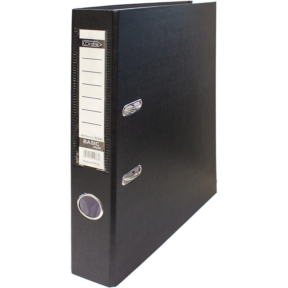 Класьор GRAFOS BASIC PP A4 5см черен | JAR Computers Класьор GRAFOS BASIC PP A4 5см черен