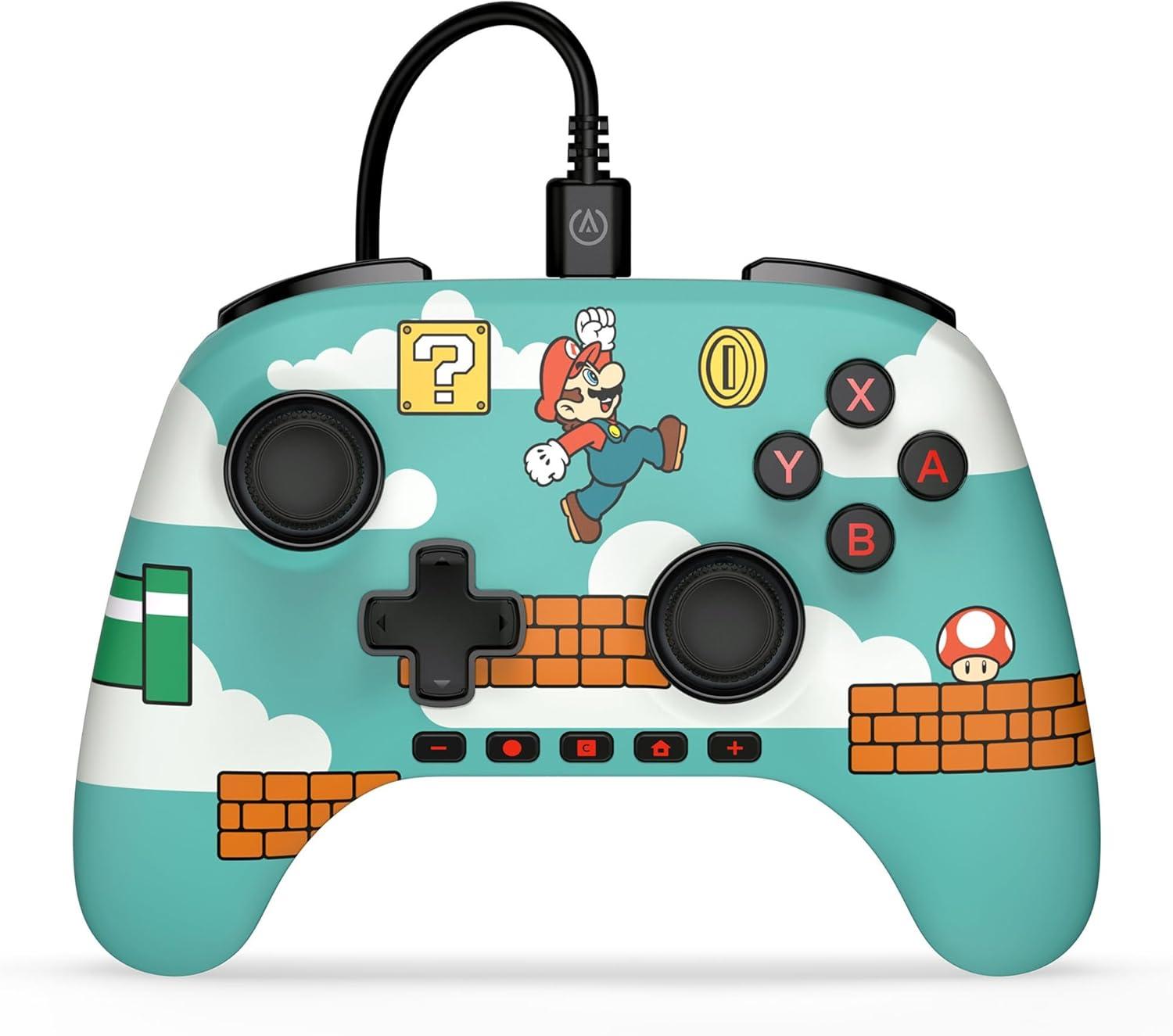 Контролер PowerA - Advantage, жичен, Mario Time (Nintendo Switch 2) | JAR Computers Контролер PowerA - Advantage, жичен, Mario Time (Nintendo Switch 2)