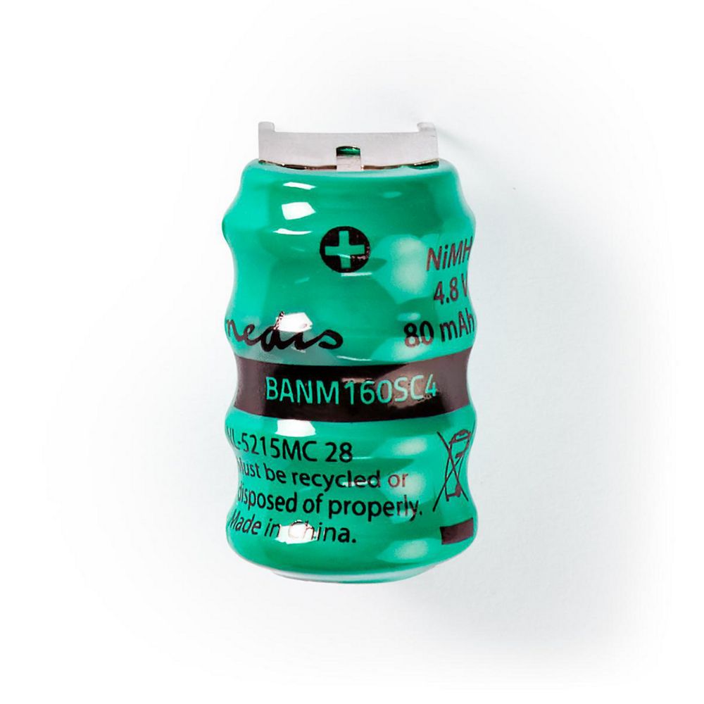 Nedis Επαναφορτιζόμενη Μπαταρία Ni-MH 4.8V 80mAh (BANM160SC4) (NEDBANM160SC4)