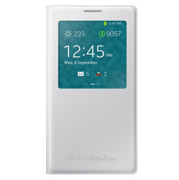 Оригинален кожен калъф за Samsung Note 3 Neo - Samsung S-View Cover EF-CN750BW (бял) | JAR Computers Оригинален кожен калъф за Samsung Note 3 Neo - Samsung S-View Cover EF-CN750BW (бял)
